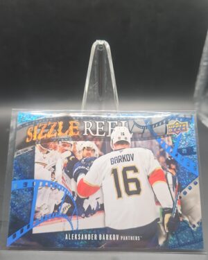 Aleksander Barkov Sizzle Reel Speckle #SR‑63 card from 2025‑26 Upper Deck Series 2 in Near Mint condition