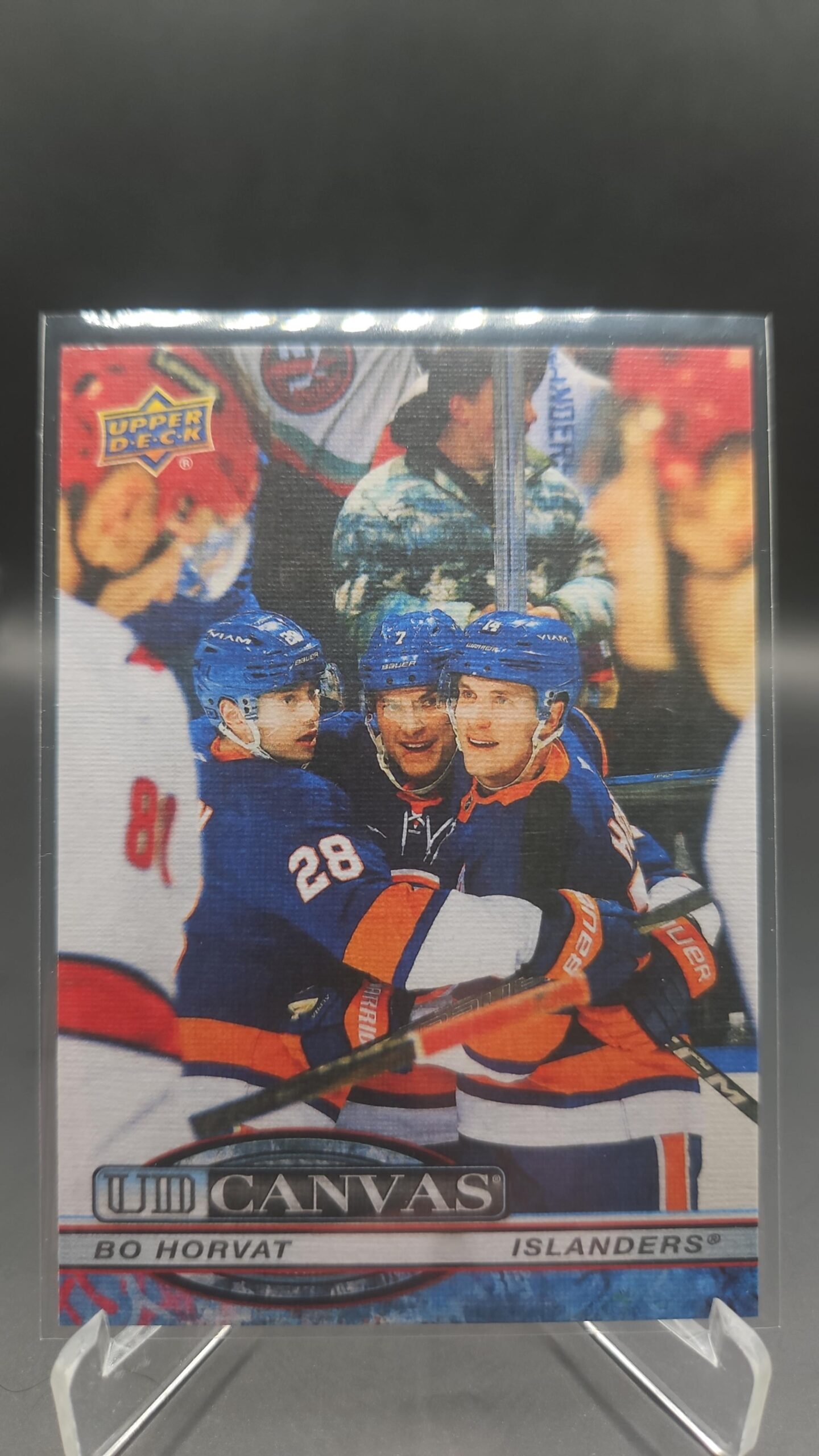 Bo Horvat UD Canvas #C‑178 card from 2025‑26 Upper Deck Series 2 in Near Mint condition.