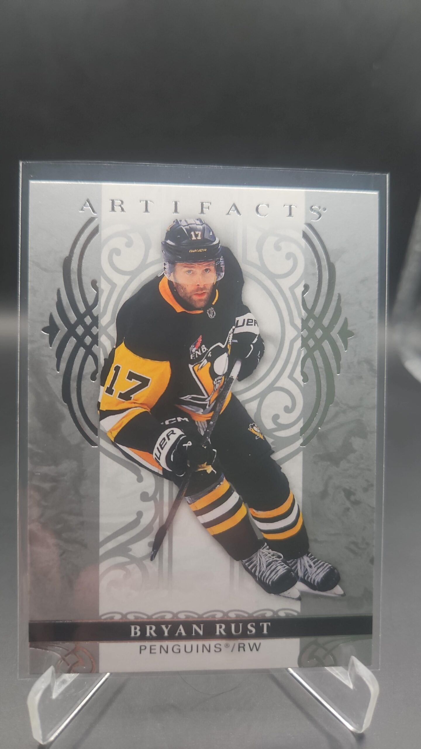 Bryan Rust 2026‑27 Artifacts base card #38 Pittsburgh Penguins.