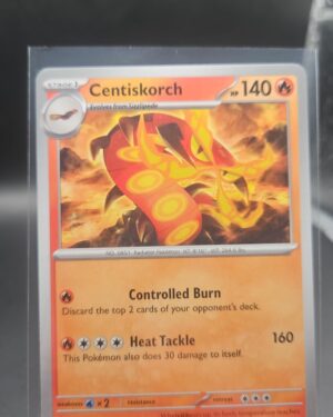 Centiskorch 010/084 Base Uncommon Pokémon card from the Mega Evolution Era Pitch Black ME05 set in Near Mint condition.