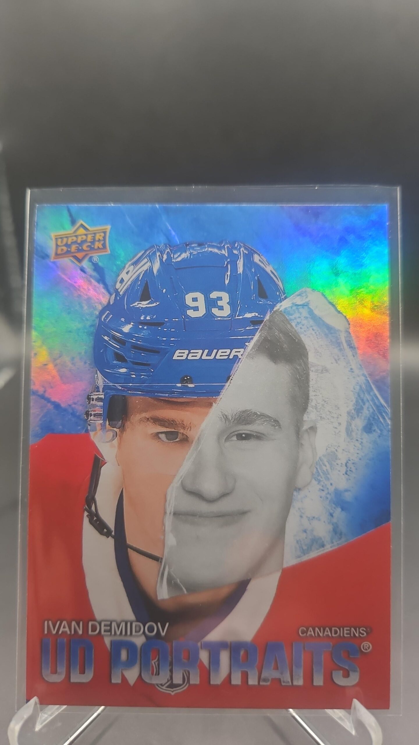 Ivan Demidov UD Portraits #P‑34 card from 2025‑26 Upper Deck Series 2 in Near Mint condition.