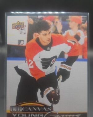 Dominic James UD Canvas Young Guns #C‑221 card from 2025‑26 Upper Deck Series 2 in Near Mint condition.