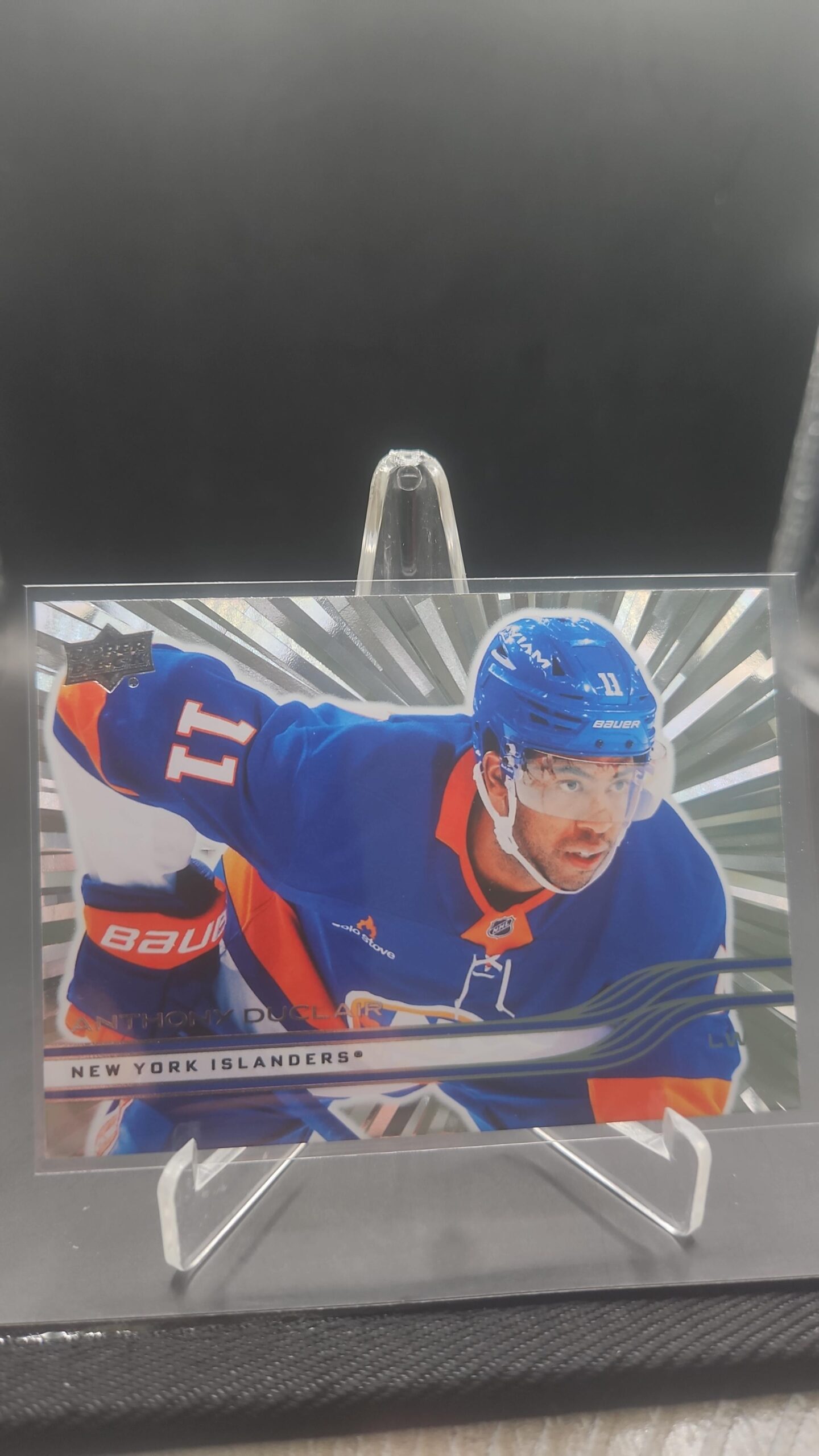 Anthony Duclair Silver Outburst #357 card from 2025‑26 Upper Deck Series 2 in Near Mint condition.