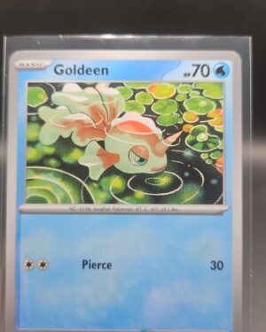 Goldeen 013/084 Base Common Pokémon card from the Mega Evolution Era Pitch Black ME05 set in Near Mint condition.