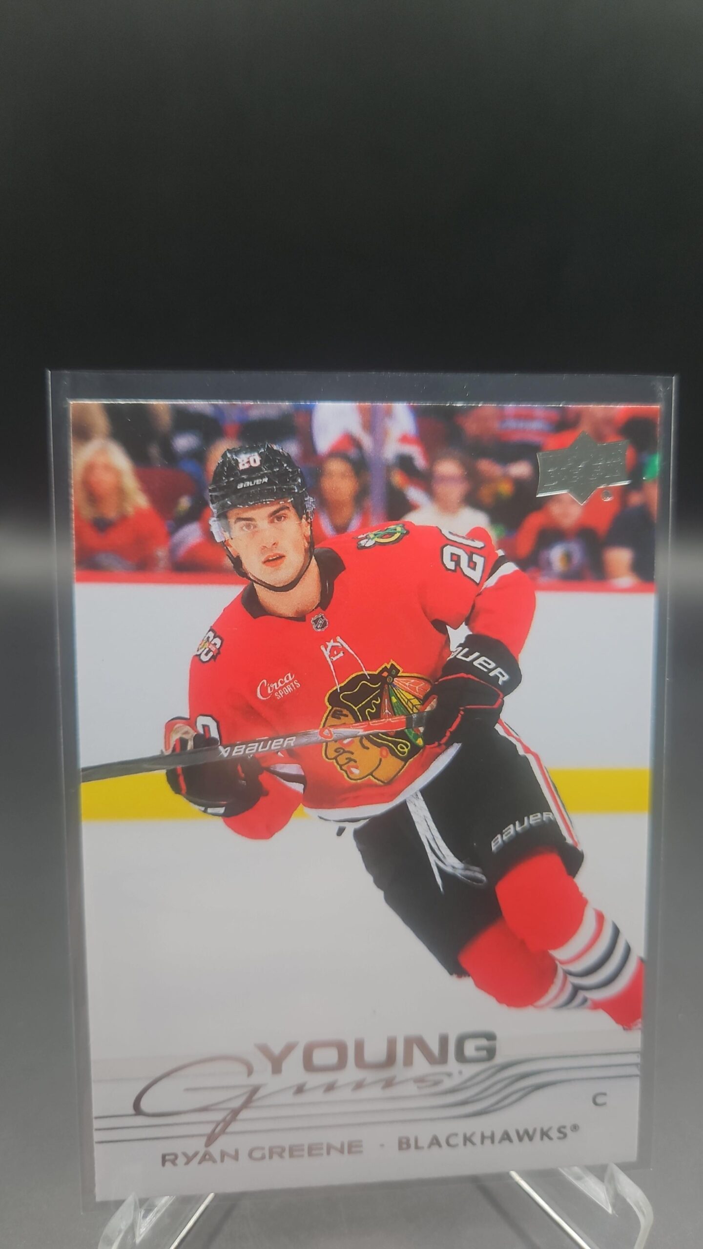 Ryan Greene Young Guns #465 card from 2025‑26 Upper Deck Series 2 in Near Mint condition.