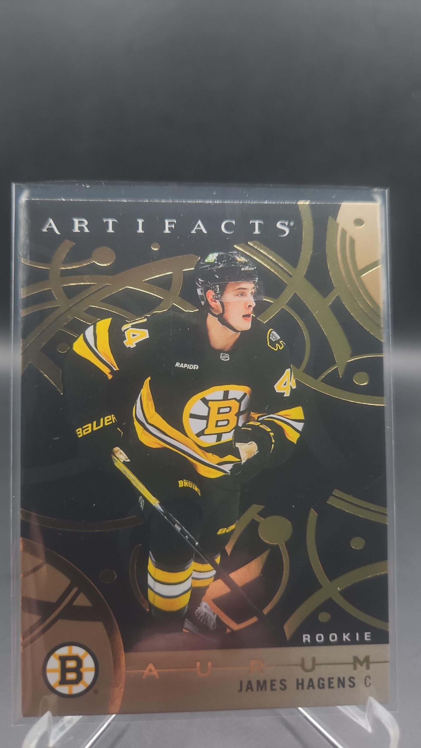 James Hagens 2026‑27 Artifacts Arum Rookie Bounty unscratched.
