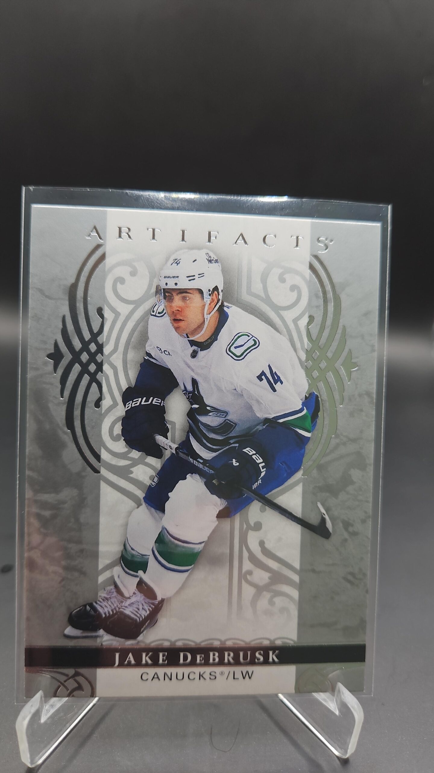 Jake DeBrusk 2026‑27 Artifacts base card #4 Boston Bruins.