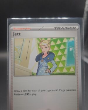 Jett 079/084 Base Common Pokémon card from the Mega Evolution Era Pitch Black ME05 set in Near Mint condition