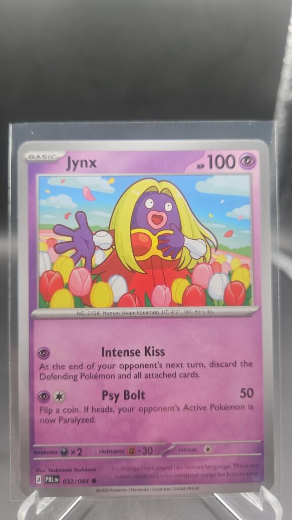Jynx 032/084 Base Common Pokémon card from the Mega Evolution Era Pitch Black ME05 set in Near Mint condition.