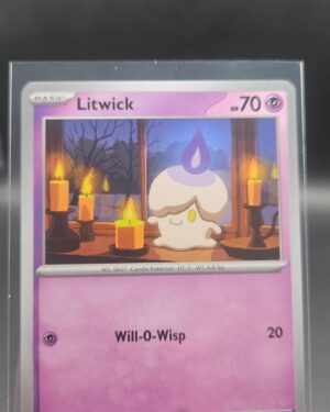 Litwick 036/084 Base Common Pokémon card from the Mega Evolution Era Pitch Black ME05 set in Near Mint condition.