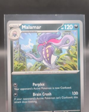 Malamar 052/084 Base Uncommon Pokémon card from the Mega Evolution Era Pitch Black ME05 set in Near Mint condition.