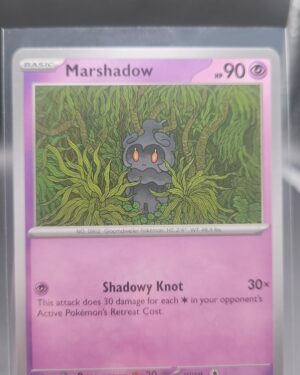 Marshadow 040/084 Base Rare Pokémon card from the Mega Evolution Era Pitch Black ME05 set in Near Mint condition.