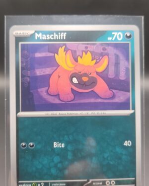 Maschiff 057/084 Base Common Pokémon card from the Mega Evolution Era Pitch Black ME05 set in Near Mint condition.
