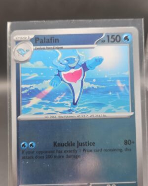 Palafin 022/084 Reverse Holo Pokémon card from the Mega Evolution Era Pitch Black ME05 set in Near Mint condition.