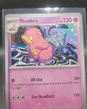 Slowbro 030/084 Base Rare Pokémon card from the Mega Evolution Era Pitch Black ME05 set in Near Mint condition.