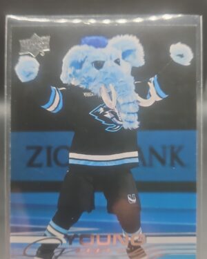 Tusky Young Guns #498 card from 2025‑26 Upper Deck Series 2 in Near Mint condition. Title: Tusky Young Guns 498 – 2025‑26 Series 2 – NM
