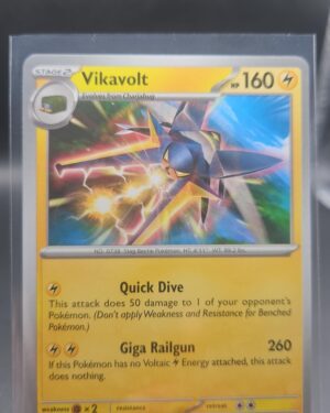 Vikavolt 026/084 Base Uncommon Pokémon card from the Mega Evolution Era Pitch Black ME05 set in Near Mint condition