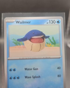 Wailmer 015/084 Base Common Pokémon card from the Mega Evolution Era Pitch Black ME05 set in Near Mint condition