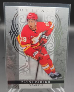 Zayne Parekh 2026‑27 Artifacts base card #12 Calgary Flames.