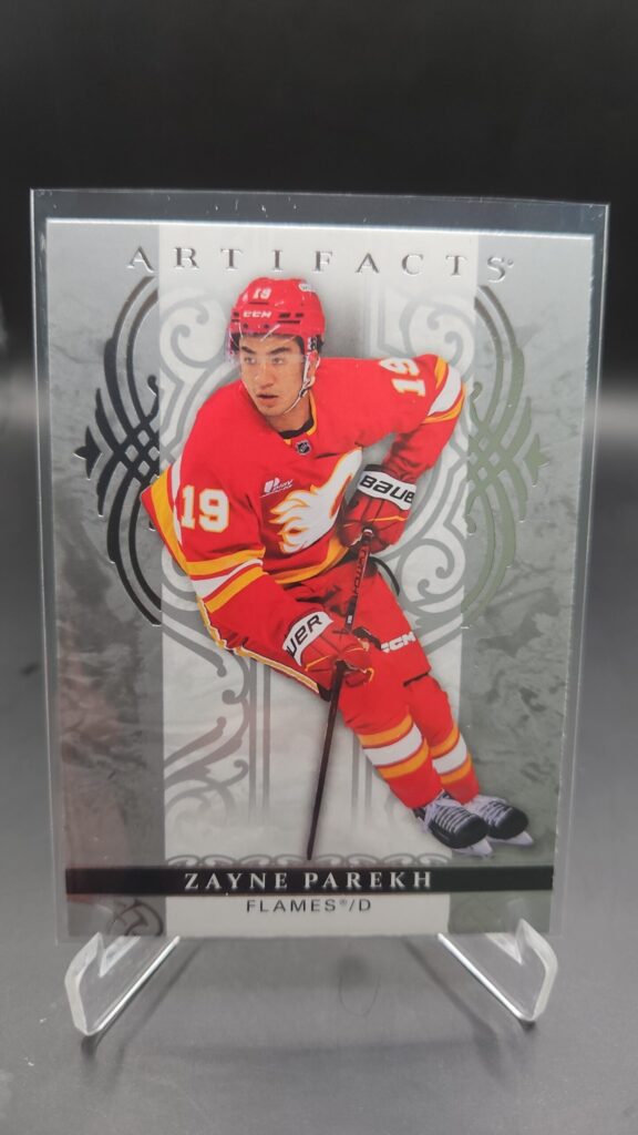 Zayne Parekh 2026‑27 Artifacts base card #12 Calgary Flames.